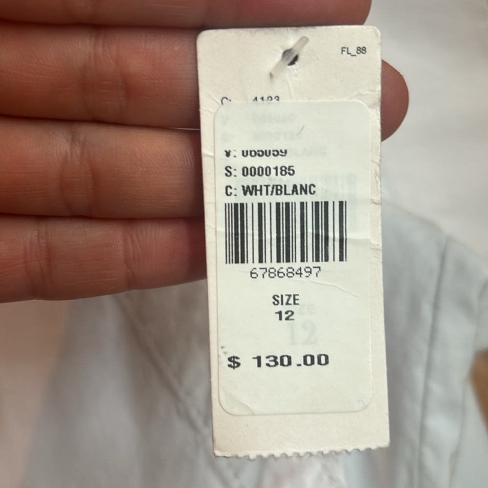 NWT Anthropologies Maeve Naomi Pant in White - Picture 6 of 6